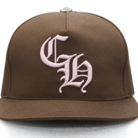 크롬하츠 모자 트러커 캡 Chrome Hearts CH Baseball Hat Brown/Pink