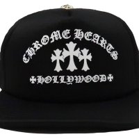 크롬하츠 모자 트러커 캡 Chrome Hearts King Taco Trucker Hat Black/White