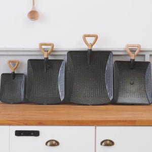 쿡스랩 삽 그리들 캠핑 고기 코팅 전골 사각 불판 그릴 팬 바베큐그릴 받침대