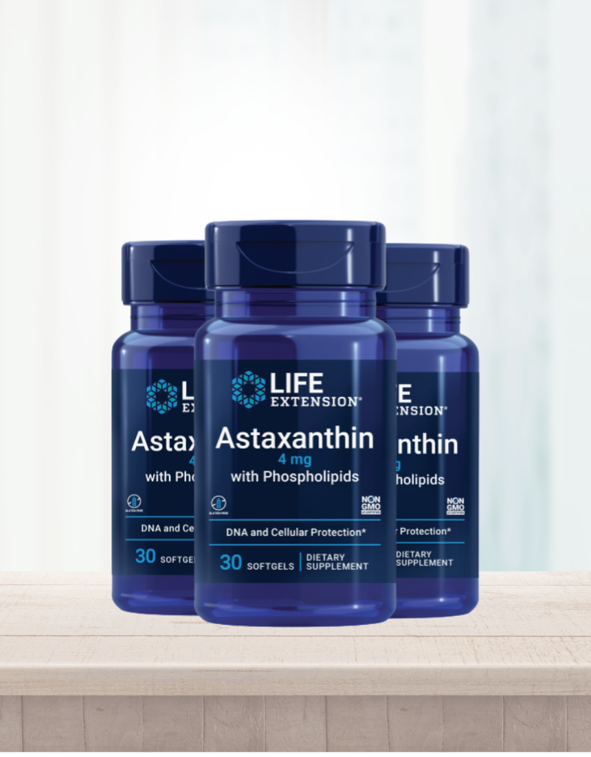 (3개) <b>라이프</b>익스텐션 아스타잔틴 <b>위드</b> 인지질 4mg 30정 x 3개