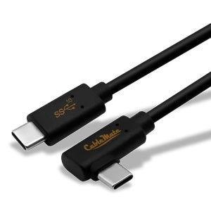 케이블메이트 USB C타입 ㄱ자 Gen2 4K 100W PD 케이블 SG 2m, 1개