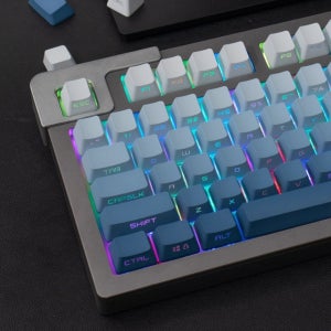 사오파오 포그블루 LED투과 키캡 PBT OEM 이중사출 정각/측각 (3가지)