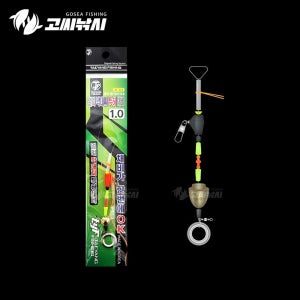 고씨낚시 원터치 막대찌채비 세트 바다 찌낚시 채비 좌대낚시 감성돔 낚시터