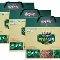 엄지왕 어성초진액 즙 원액 엑기스 국내산 60포 2+1(1포 80ml)