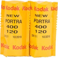 코닥 Kodak 컬러 네거티브 필름 프로페셔널 포트라 400 120 2개 팩