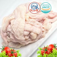 국내산 닭스킨 닭껍질 닭껍데기 염지 / 무염지 1kg