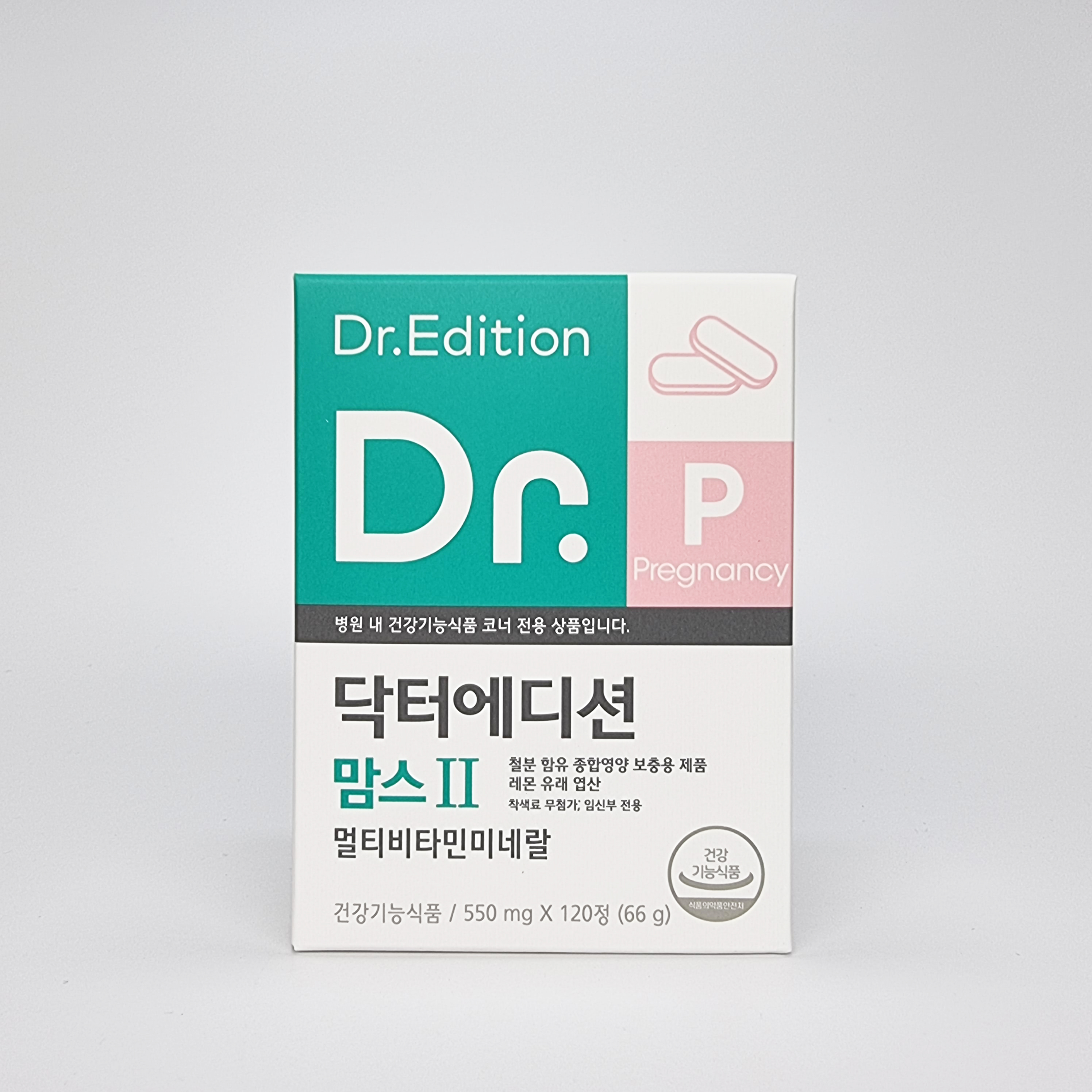 닥터에디션 닥터 맘스2 550mg X 120정 (2개월분) 임신중기 영양제