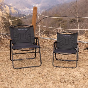 아베나키 에볼루션 미니 폴딩체어 럭셔리블랙