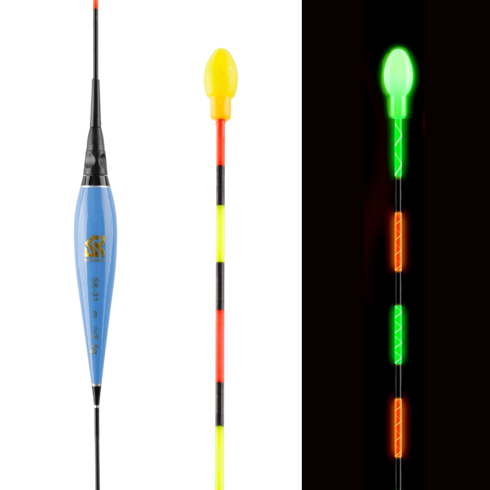 수광산업 민물 전자찌 내림 광섬유 얼레 led 낚시 찌 옥내림 저부력 올림 20.5cm