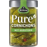 독일 퀴네 Kuhne Cornichons 허브를 넣은 작은 오이 피클 327ml