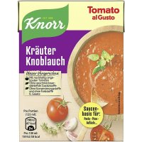 독일 크노르 Knorr Kräuter Knoblauch 허브 갈릭 토마토 소스 370g