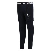 Bauer S19 LS Neck protect Series Pants 하키 이너웨어 하의 팬츠 찍찍이 일체형