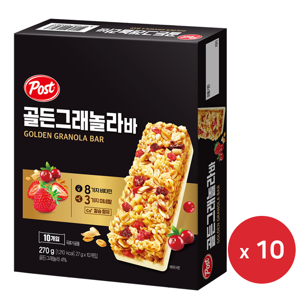 동서식품 포스트 에너지바 골든그래놀라 성분 분석