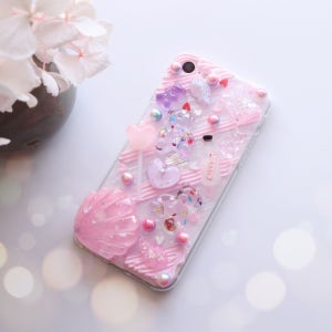 데코덴 폰케이스 핸드폰 꾸미기 제작 파츠 폰꾸 세트 달빛품은곰돌이