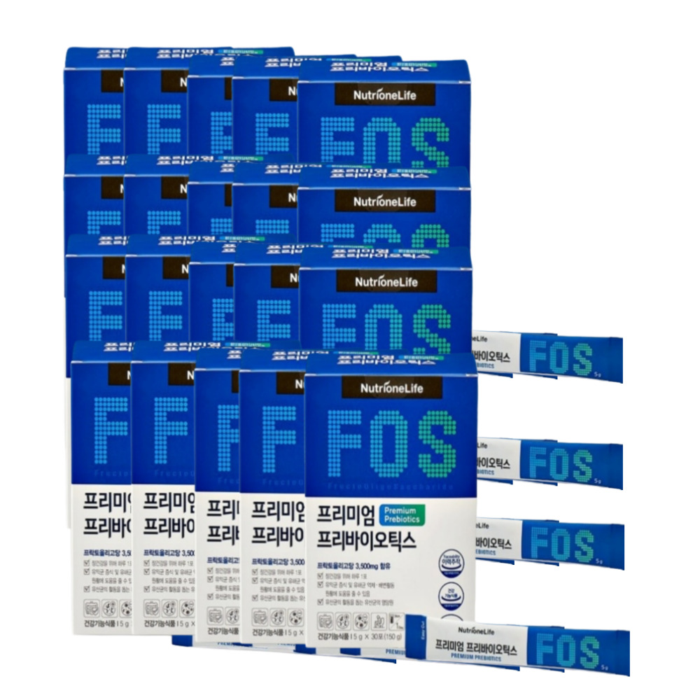 프리바이오틱스 <b>프락토올리고당</b> FOS 30포 20박스 락토바실러스,비피도유산균