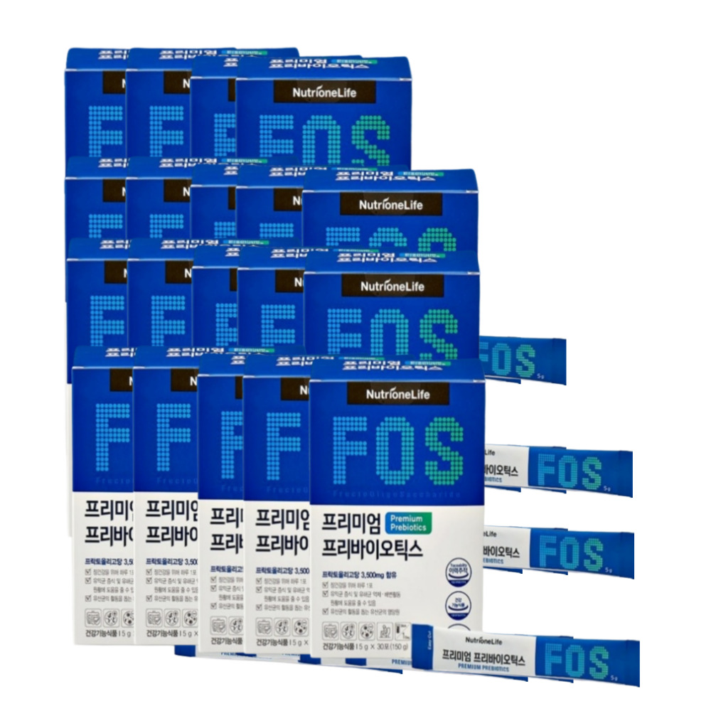 프리바이오틱스 <b>프락토올리고당</b> FOS 30포 19박스 락토바실러스,비피도유산균