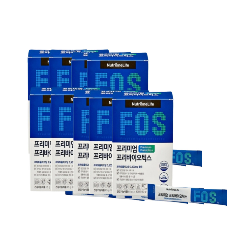 프리바이오틱스 <b>프락토올리고당</b> FOS 30포 9박스 락토바실러스,비피도유산균