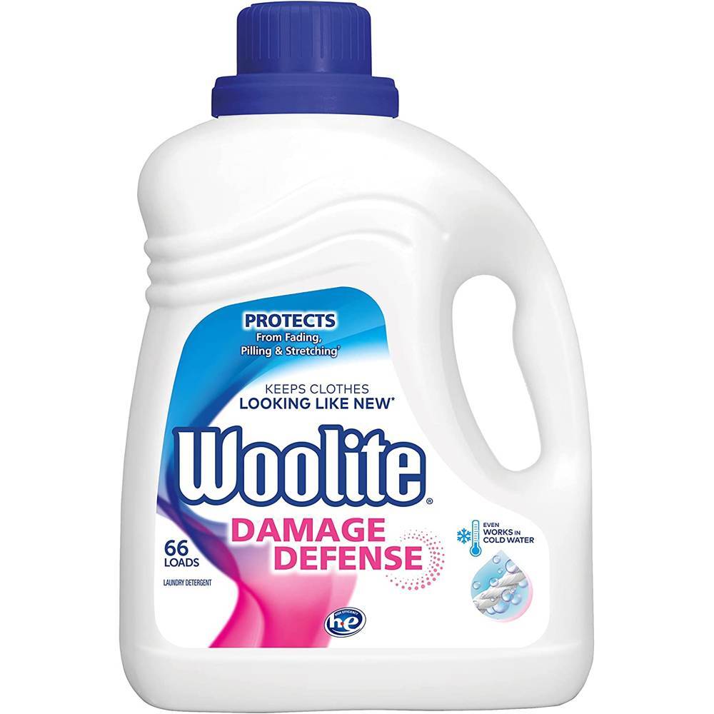 Woolite 울<b>라이트</b> 데미지 디펜스 울 민감 의류 <b>리퀴드</b> 액상 세탁 세제 2.95L