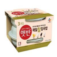 햇반 매일 찰잡곡밥 210g 3개