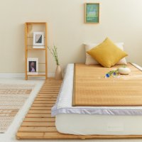 [국산] 쿠션 대자리 여름 침대 대나무 돗자리 거실 매트