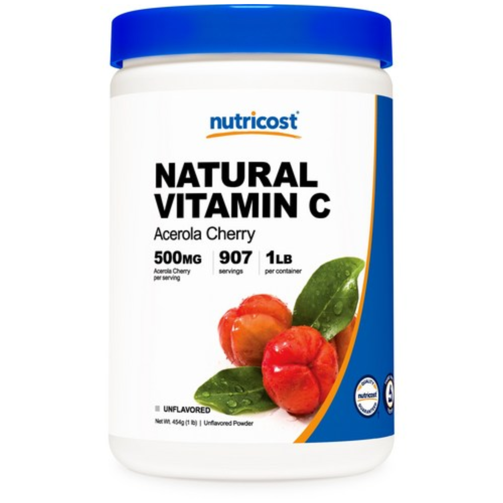 뉴트리코스트 <b>내추럴 비타민C</b> 아세로라 체리 무맛 454g