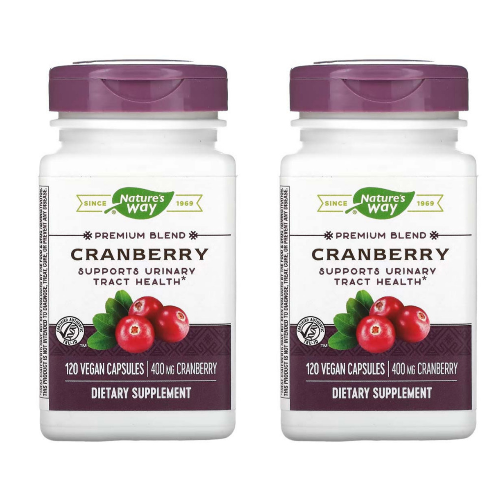네이쳐스웨이 <b>크랜베리 400mg</b> 120캡슐 2통 프로안토시아니딘