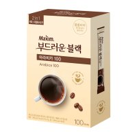 동서식품 맥심 아라비카 100 부드러운 블랙 100T /스위트 블랙 커피