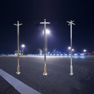 CCTV 폴대 브라켓 거치대 설치 제작 야외 주차장 스텐 CCTV폴 2m