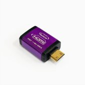 마하링크 HDMI to MINI HDMI F/M 메탈 젠더 ML-H003 이미지
