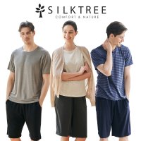 실크트리 SILK TREE 남/여 인견 썸머 쿨이지웨어 6종 패키지(상의3종 + 하의 3종)