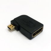 마하링크 HDMI to Micro HDMI F/M 꺾임 젠더 ML-H012 이미지