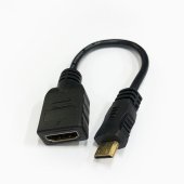 마하링크 HDMI to MINI HDMI F/M 젠더 15CM ML-H016 이미지