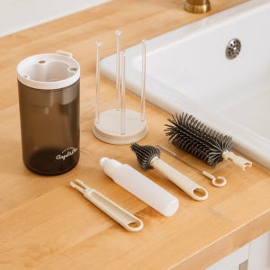 엔젤앤비 휴대용 젖병건조대 젖병솔 세트 여행용