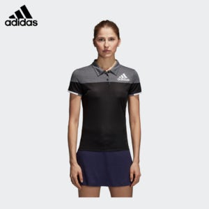 아디다스 배드민턴티셔츠 컬러블 폴로 여성 CF4797 블랙