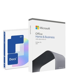 MS정품 Office 2021 Home & Business 영구 한컴독스 1년 윈도우 MacOS 기업용 설치가능 기업패키지