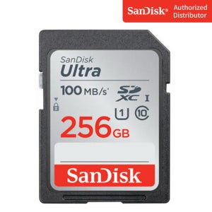 SOI 샌디스크 울트라 SD카드 256GB/ CLASS10/ 100MB/s/ SANDISK Ultra SDXC SDUNR-256/ DSLR/ 카메라 메모리
