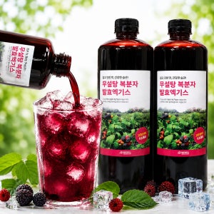 (무설탕) 26년 고창 토종 복분자엑기스+복분자즙 2포 900g, 2개