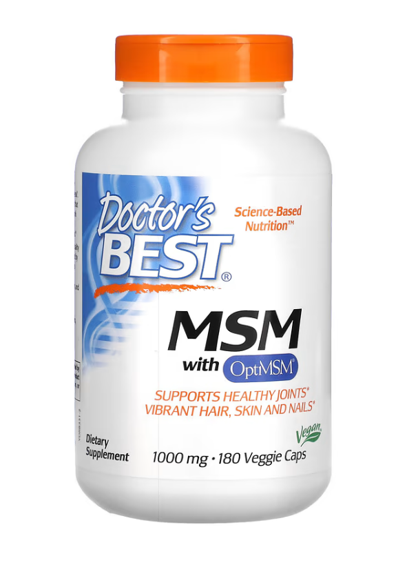 Doctor’s Best <b>MSM with OptiMSM 1000mg</b> 180정