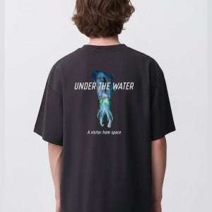 월드페이머스 오징어 기능성 낚시 반팔티