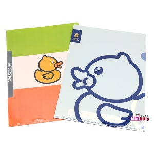 700 B.DUCK 비덕 홀더 A4 클리어 비닐 화일 1P (랜덤)