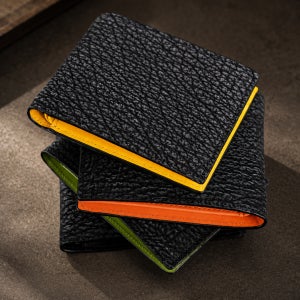 Blue Shark 상어가죽 수제 남성 반지갑