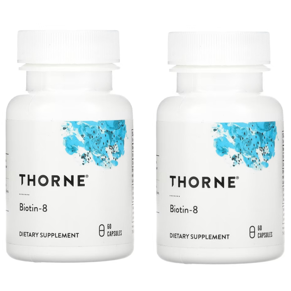 쏜리서치 <b>비오틴</b> 8mg 60캡슐 2통 바이오틴