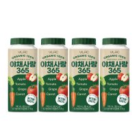 비락 유기농 야채사랑365 190MLx4