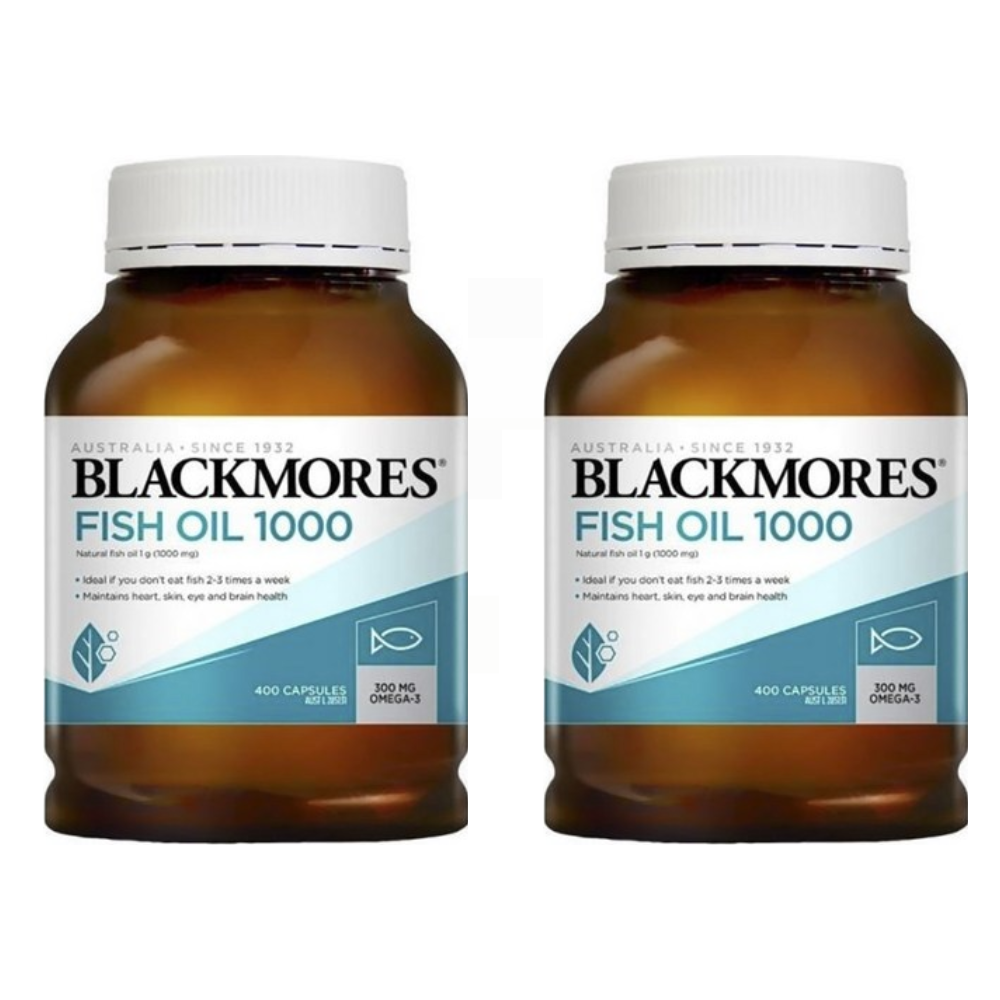 블랙모어스 <b>피쉬오일 1000mg</b> 400캡슐 2세트