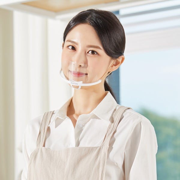 마스케어 투명 위생 마스크 식당 조리용 조리 마스크