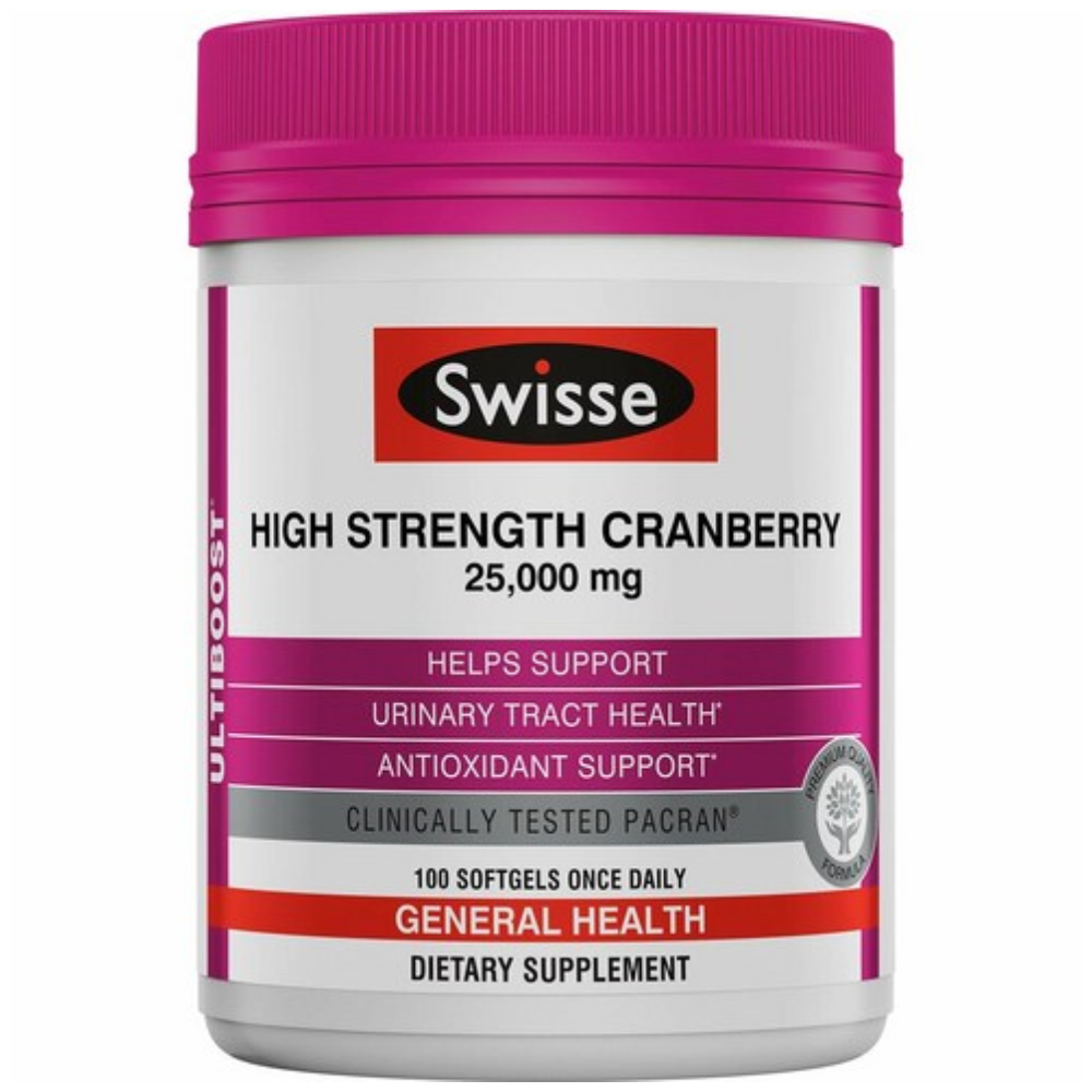 스위스 얼티부스트 하이 스트렝스 <b>크랜베리 25000mg</b> 100소프트젤