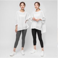 캐럿 여성용 여름용 7부 레이온 레깅스 2pcs