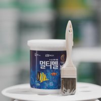 KCC 수용성 에나멜 멀티멜 0.9L 백색 친환경 멀티 수성페인트