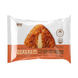 엄지식품 구운 주먹밥 5종 냉동김밥 김치치즈, 100g, 1개