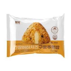 엄지식품 구운 주먹밥 5종 냉동김밥 간장버터치즈, 100g, 5개